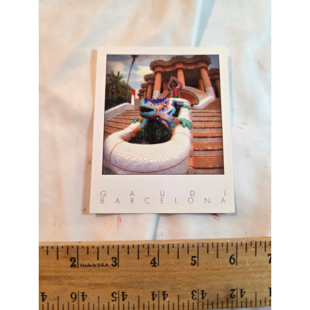 Gaudi Barcelona Park Güell El Drac Mosaic Salamander Postcard ARTE PP009